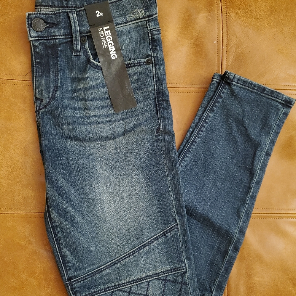 Express Jeans Leggins Mid Rise 2R